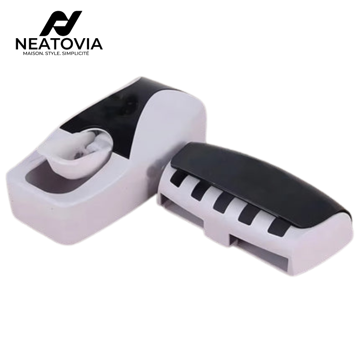 Produits pour la maison Neatovia – Distributeur dentifrice pratique et design pour salle de bain

