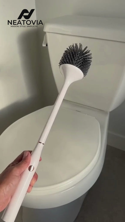 Brosse Toilette Silicone Longue Manche | Neatovia™