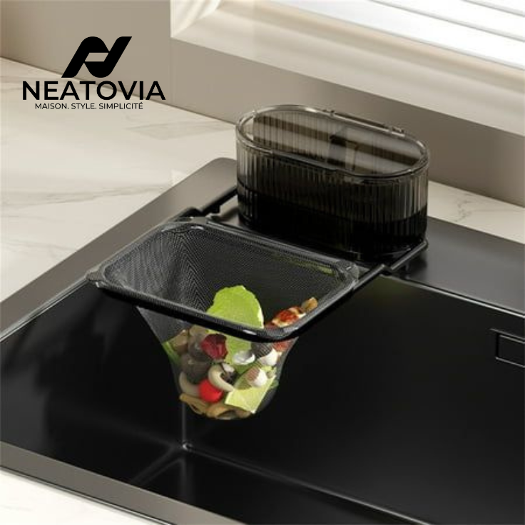 Filtre pliable de cuisine Neatovia avec ventouse – produits de nettoyage innovants